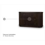 Kraton 3 Drawer Oval Dresser - Image 3