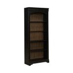 Meritage Bunching Bookcase Bookcases Aged Charcoal w/ Rub Thru & Caramel 14