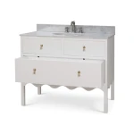Chloe Single Vanity W/ Sink & Marble Top - Image 6