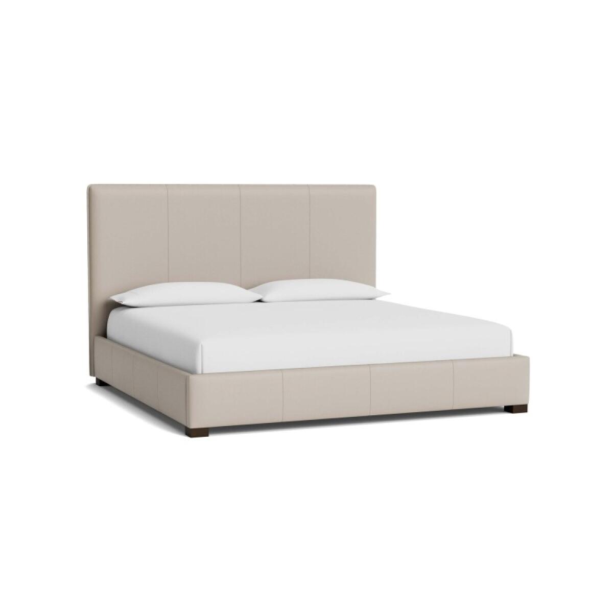 316a87df97c9a0b3facd93c9b079ed34 Madison Leather Upholstered Platform Bed - Image 1