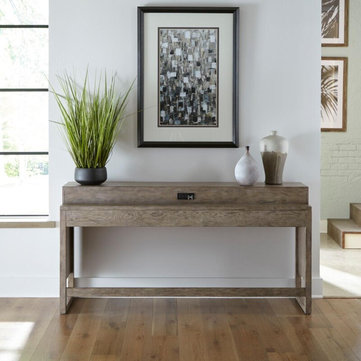 3170a70bd82e2eb6ebe974541ec36070 Bartlett Field Console Bar Table - Image 1