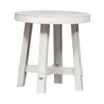 Modern Farmhouse Splay Leg Round End Table - Image 6