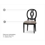 Fiona Dining Chair W/ Upholstered Seat - Image 2