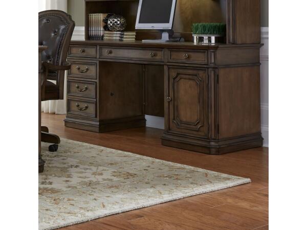 Amelia Credenza Office Storage Antique Toffee