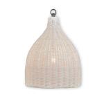 Hampton Rattan Pendant Small Lighting Black 13