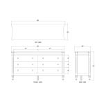 Kelly 6 Drawer Dresser - Image 3