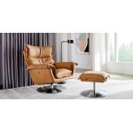 Dunn Leather Swivel Arm Chair - Image 3