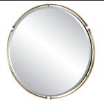 Wesley Round Mirror Mirrors Gold 12