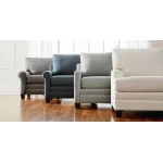 Carolina Leather Roll Arm Chair - Image 2
