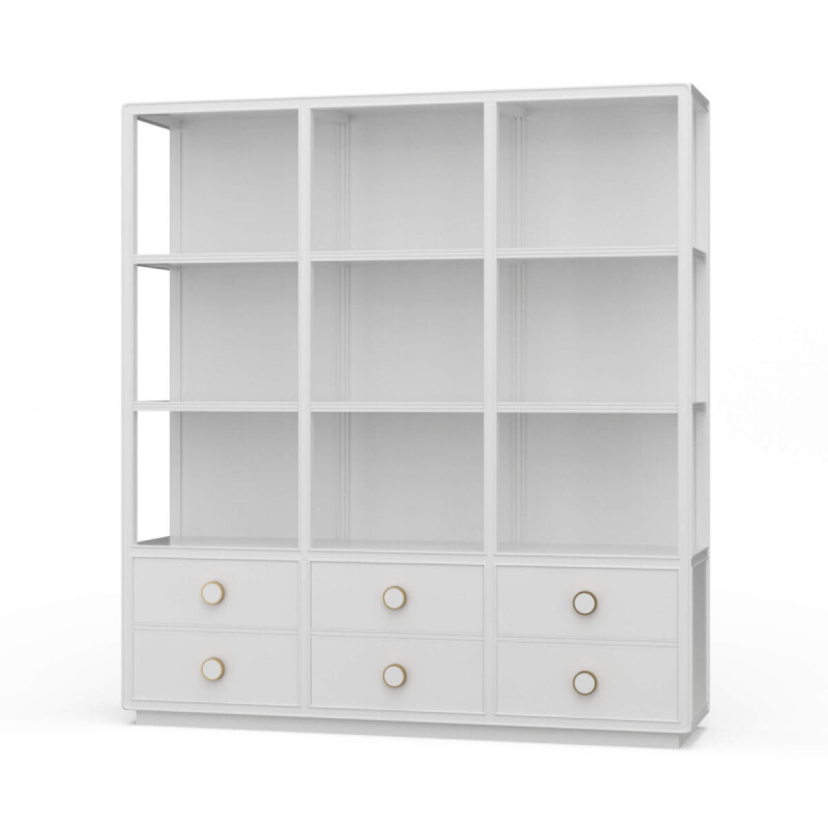 32b7c925700a75fa80b11f5bbb3d0434 Cohan Open Cabinet W/ 6 Drawers - Image 1