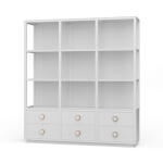 Cohan Open Cabinet W/ 6 Drawers