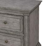 Big Valley 2 Drawer Night Stand w/ Charging Station Nightstands Gray 27