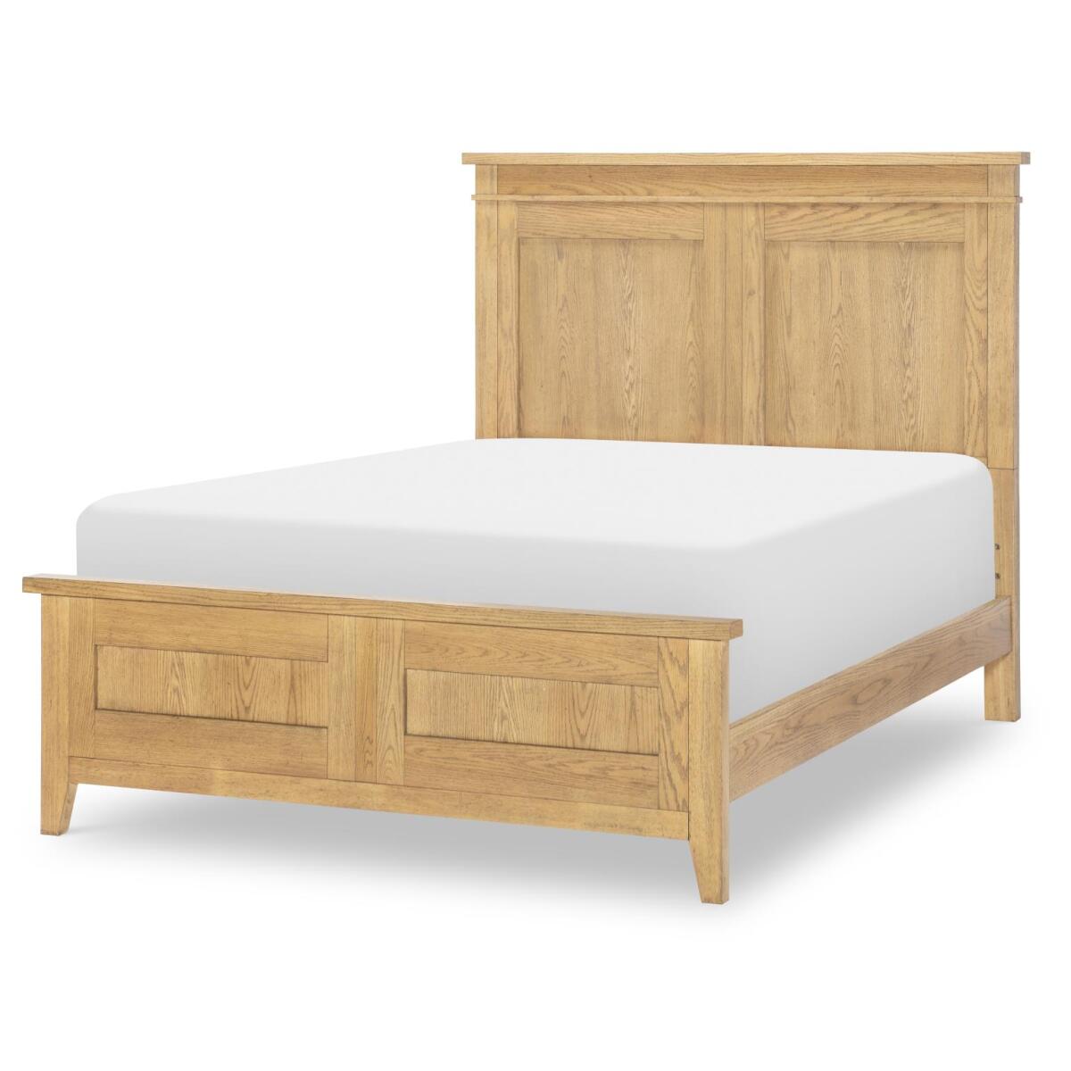 32de888cf9d78b51bdc3c8c451bfcd22 Complete Panel Bed Full 4/6 Natural Hickory - Image 1