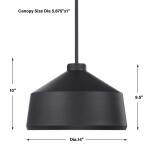 Holgate Mb, 1 Lt Pendant Lighting Black 21