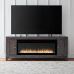 Fireplace TV Consoles 406 78 Inch Console w/ Fire FTS