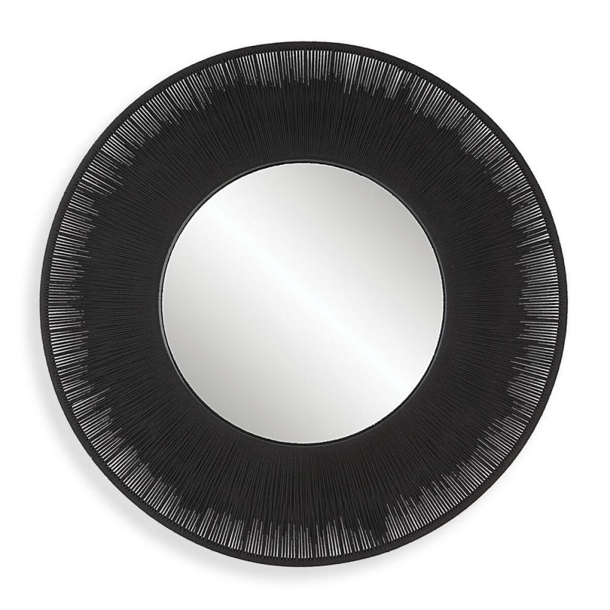Sailor’s Knot Round Mirror, Black Mirrors Black 2 Sailor’s Knot Round Mirror, Black Mirrors Black 2