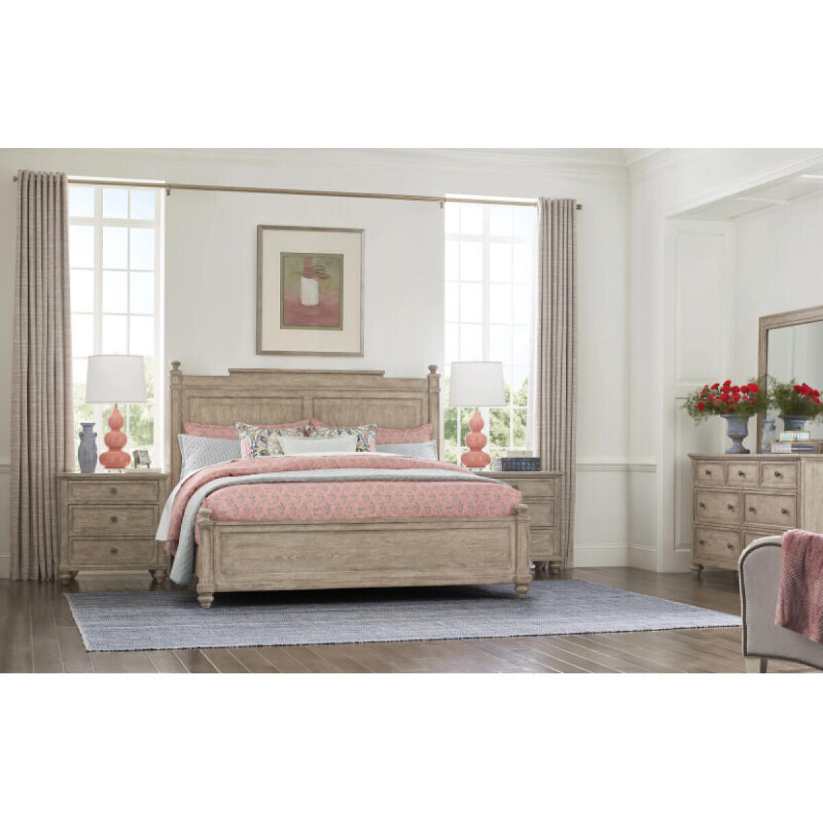 331a699d2ce598557a72d70b03317924 Cambric Sova Queen Panel Bed Package - Breve - Image 1