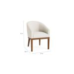 Hayes Upholstered Dining Chair - Image 6