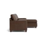 Carolina Leather Track Arm Chaise Sectional Sectionals Bassett Furniture 16