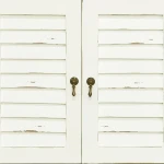 Shutter Double Vanity W/ Sink & Marble Top - Image 12