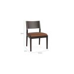 Myers Dining Chair with Leather Upholstered Seat - Image 5