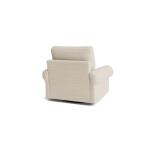 True Custom™ True CustomÂ® Large Panel Arm Swivel Chair Chairs Alabaster 12
