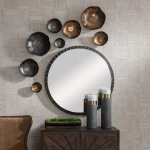 Lucky Coins Indoor-outdoor Metal Wall Decor, Brass, S/4 - Image 5