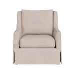 Hudson Skirted Ottoman -Special Order Ottomans & Poufs Cream 9