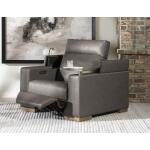 Swivel Chair W/rachet Headrest, Storage Arm, Wood Swivel Top, Power Grommet, And Ipad Holder Sectionals Gray 7