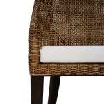 Savanah Rattan Dining Chair W/ Seat Cushion Chairs & Benches Bramble 26