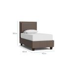 Manhattan Leather Upholstered Storage Bed - Image 4