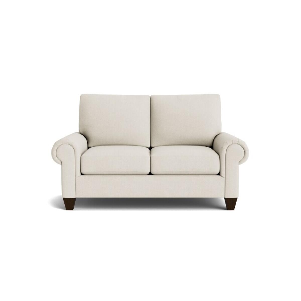 3409196e2bb34db9e7bae832690177c3 True Custom™ True Custom® Large Panel Arm Loveseat - Image 1