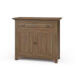 Ellis Leather Ottoman Ottomans & Poufs Bassett Furniture 12