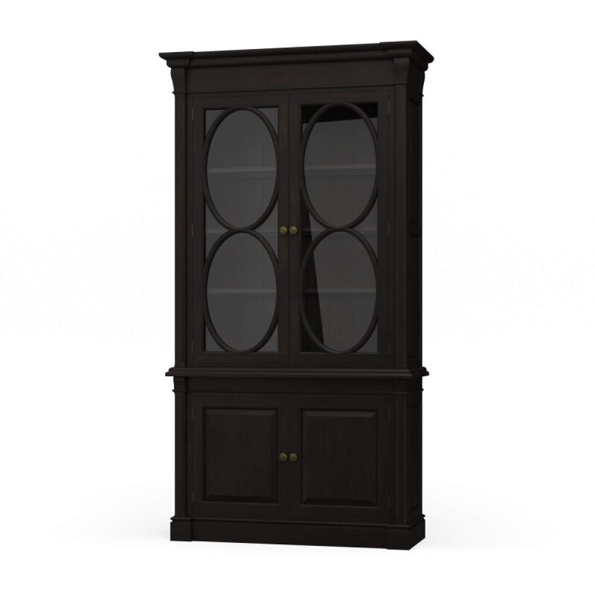 3454ac23d952d555b723d28fbec0681d Fiona 4 Door Display Cabinet W/ Glass Shelves - Image 1