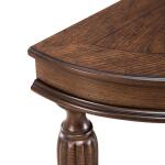 Allington Demilune Sofa Table Sofa Tables Brown 19