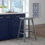 Creations 30 Inch Sawhorse Stool- Gray