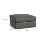 Beckham Leather Ottoman - Image 5