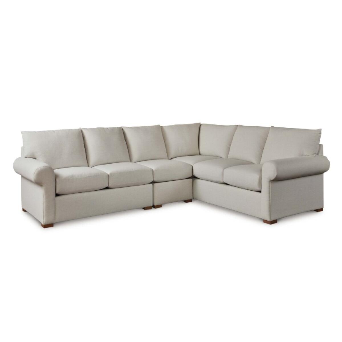 34c995eeb0c6188ba4d1bc935ca9fd79 Hanover Roll Arm L-Shaped Sectional - Image 1
