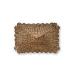 Scalloped Rattan Dog Bed - Image 7