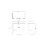Normandy 2 Drawer Nightstand - Image 7