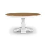 Trestle Round Dining Table - Image 5