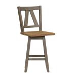 Lindsey Farm Counter Height Swivel Chair (RTA) Barstools Barstools 12