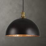 Placuna, 1 Lt Pendant Lighting Black 14