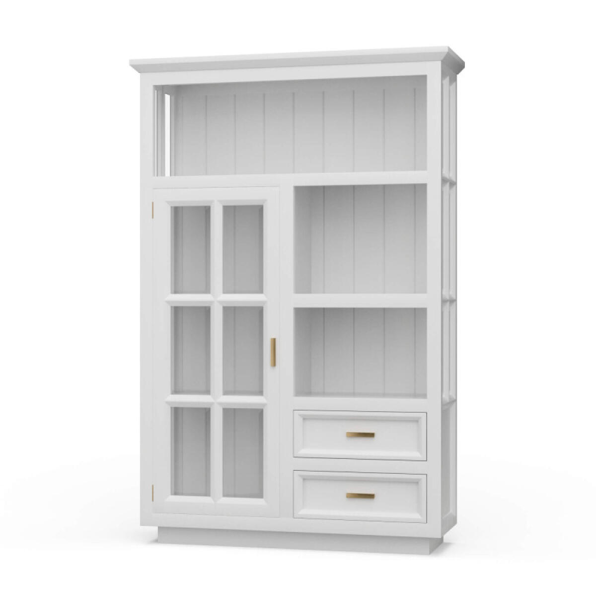 3561d73d6032d802f03cf2cd82d0213a Dakota 1 Door Display Cabinet - Image 1