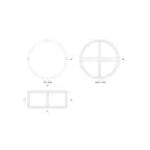 Cohan Coffee Table Small W/ Wood Shelf - Image 9