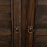 Narrow Shutter 3 Door Sideboard Dining Storage Blue 23