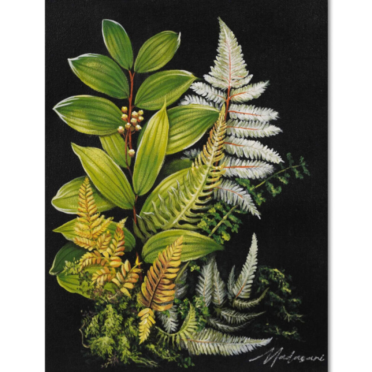 359e12eeb38cd5a8840332f6485094c3 Fern Forest On Canvas 30 X 40 W/o Frame - Image 1