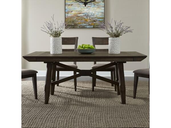 Double Bridge Trestle Table Top Dining Table Tops Brown