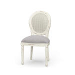 Tulip Rattan Back Dining Chair W/o Fluted Leg