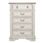 Abbey Park King California Sleigh Bed, Dresser & Mirror, Chest - Image 5